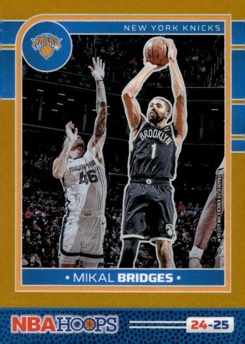 Mikal Bridges 2024 panini Hoops Winter