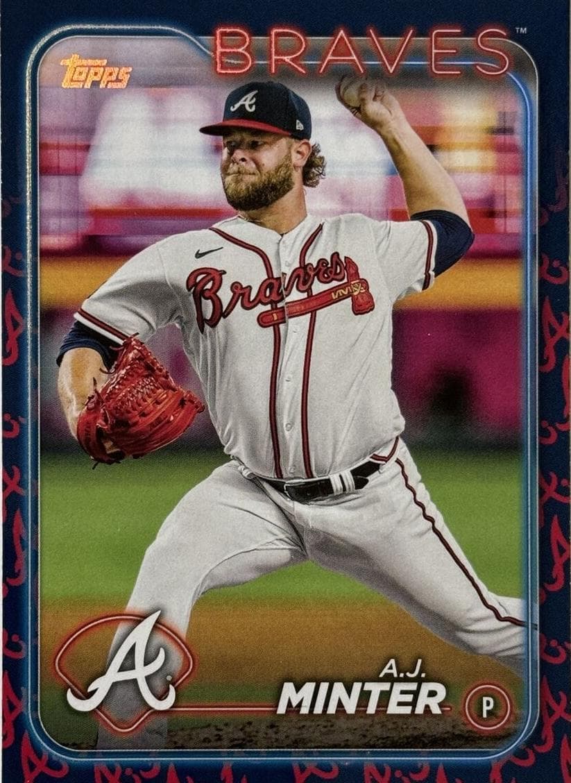 A.J. Minter trading card