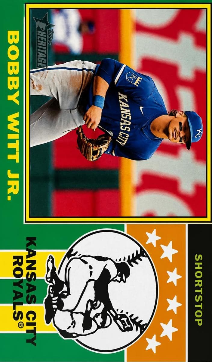 Bobby Witt Jr. 2025 topps Topps Heritage