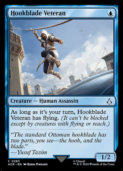 Hookblade Veteran 2024 Magic: The Gathering Assassin's Creed