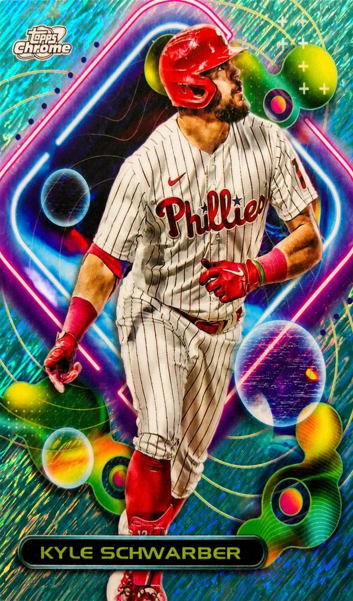 Kyle Schwarber 2023 topps Topps Cosmic Chrome