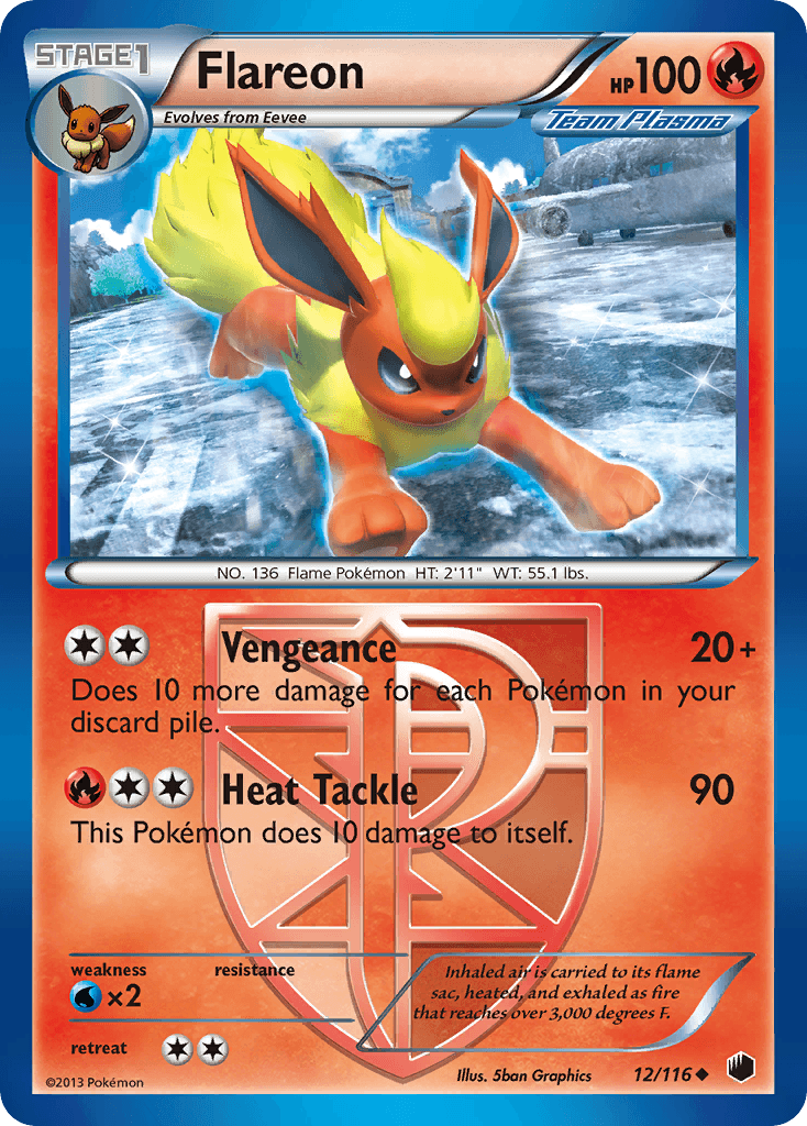 Flareon 2013 Pokemon Plasma Freeze