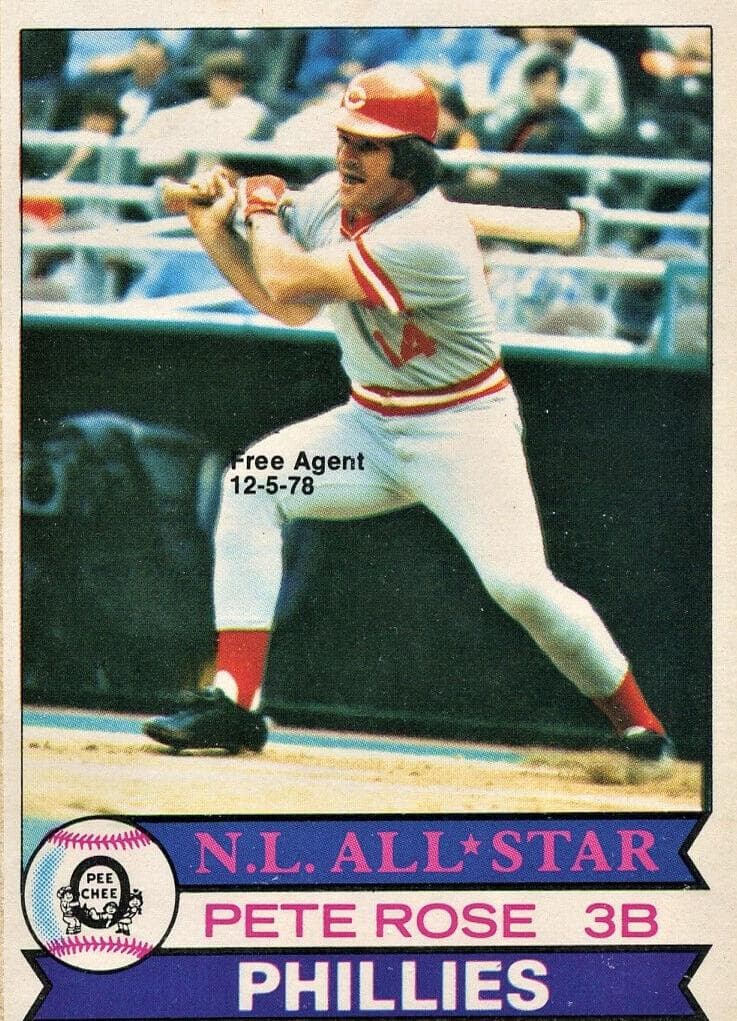 Pete Rose 1979 topps