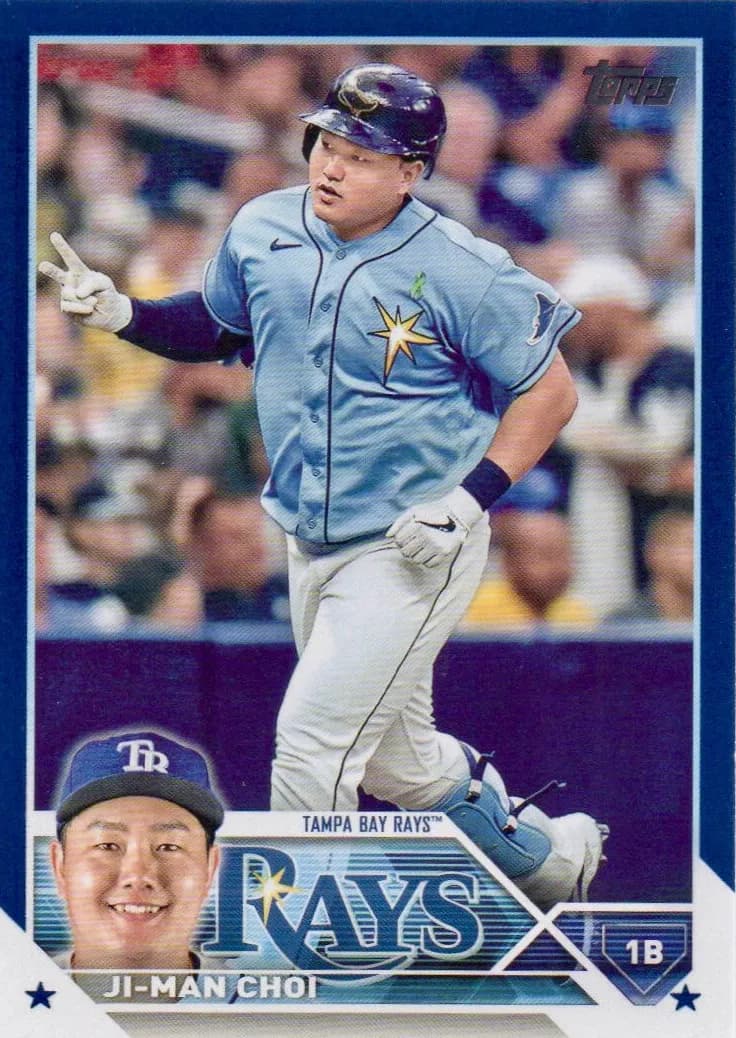 Ji-Man Choi trading card
