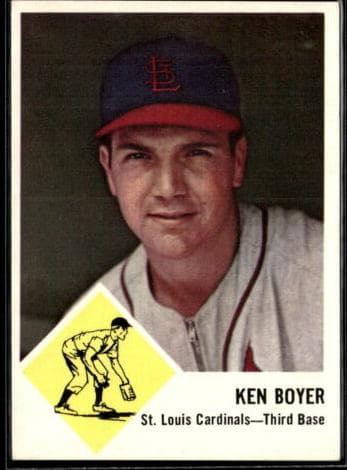 Ken Boyer 1963 fleer Fleer