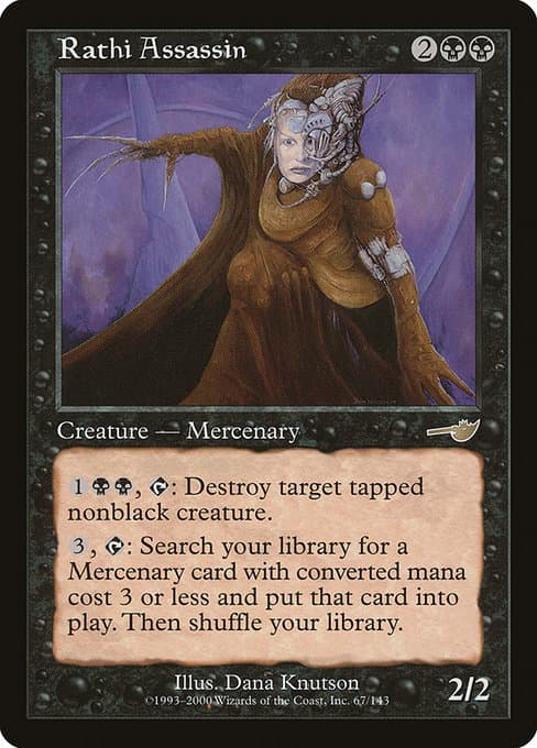 Rathi Assassin 2000 Magic: The Gathering Nemesis Pre-Release