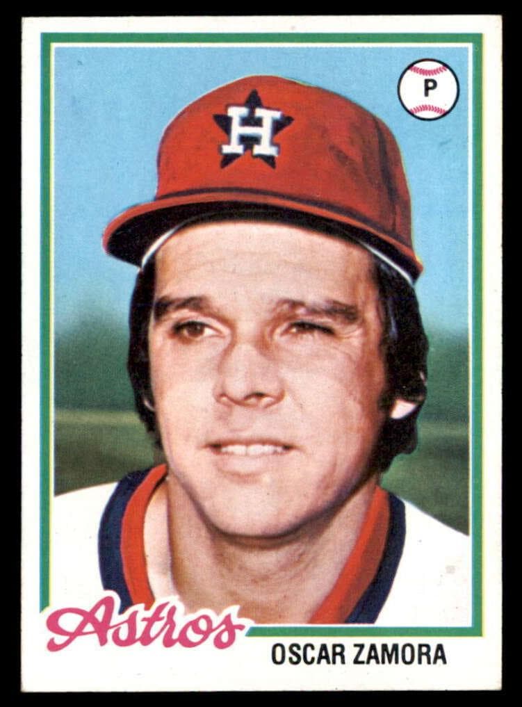 Oscar Zamora 1978 topps Topps