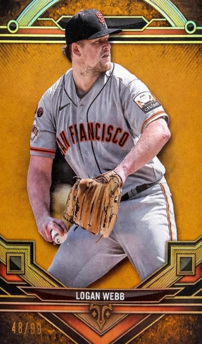Logan Webb 2024 topps Topps Triple Threads