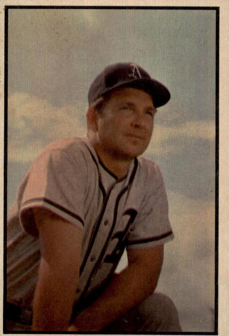 Allie Clark 1953 bowman Bowman Color