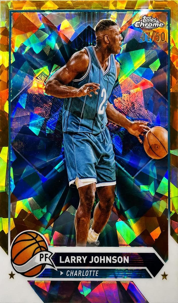 Larry Johnson 2023 topps Topps Chrome Sapphire Edition