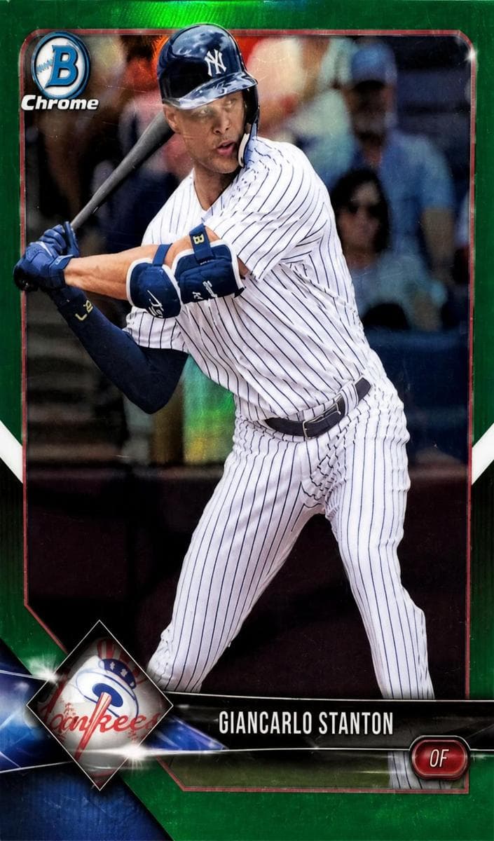 Giancarlo Stanton 2018 bowman Bowman Chrome