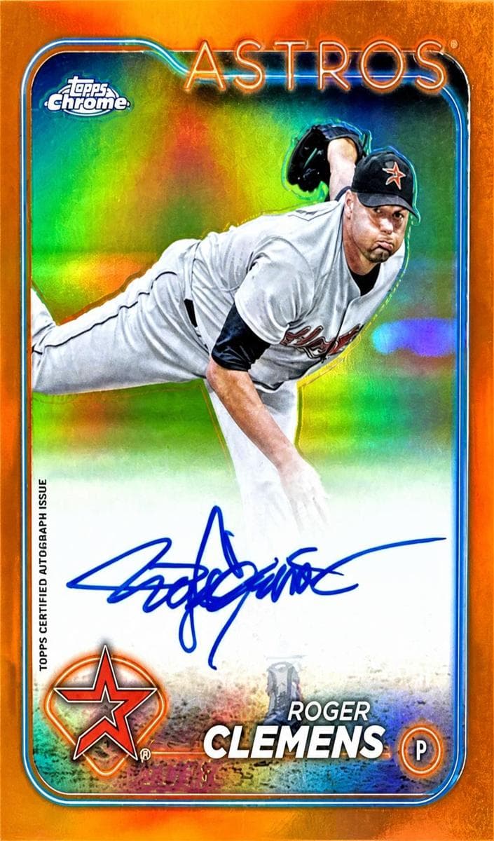 Roger Clemens 2024 topps Topps Chrome