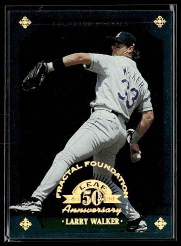 Larry Walker 1998 leaf Leaf