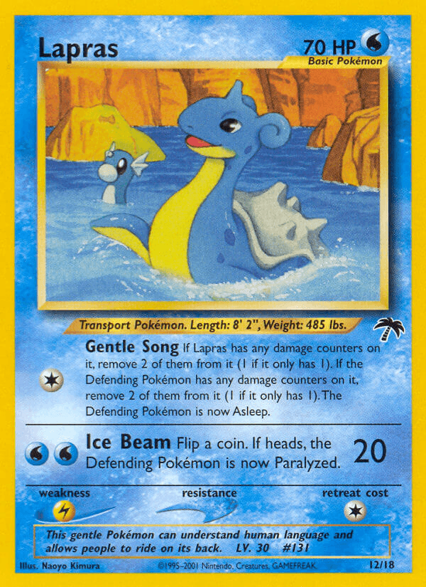 Lapras 2001 Pokemon