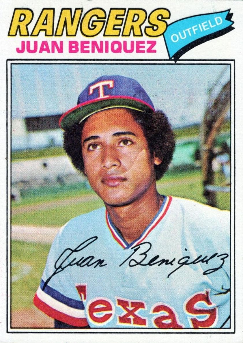 Juan Beniquez 1977 topps Topps