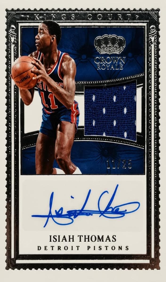 Isiah Thomas 2022 panini Panini Crown Royale