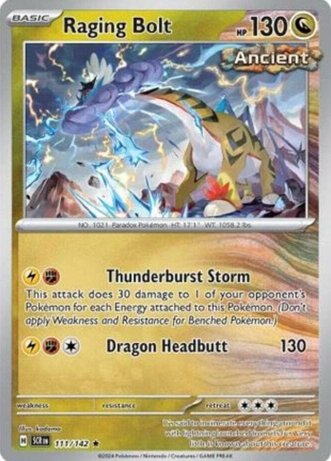 Raging Bolt trading card