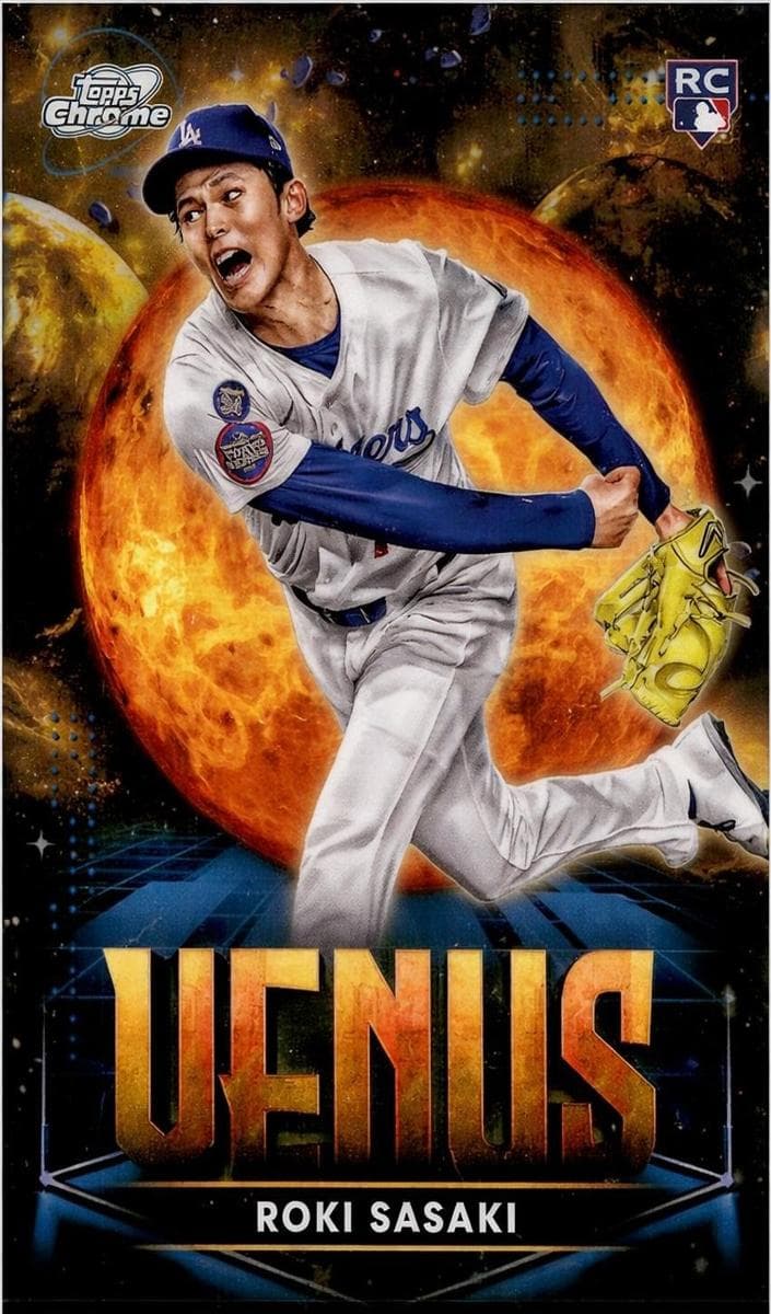 Roki Sasaki 2025 topps Topps Cosmic Chrome