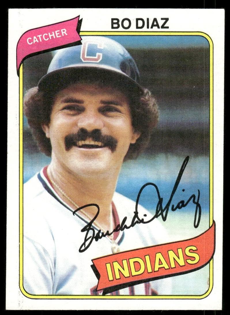 Bo Diaz 1980 topps Topps