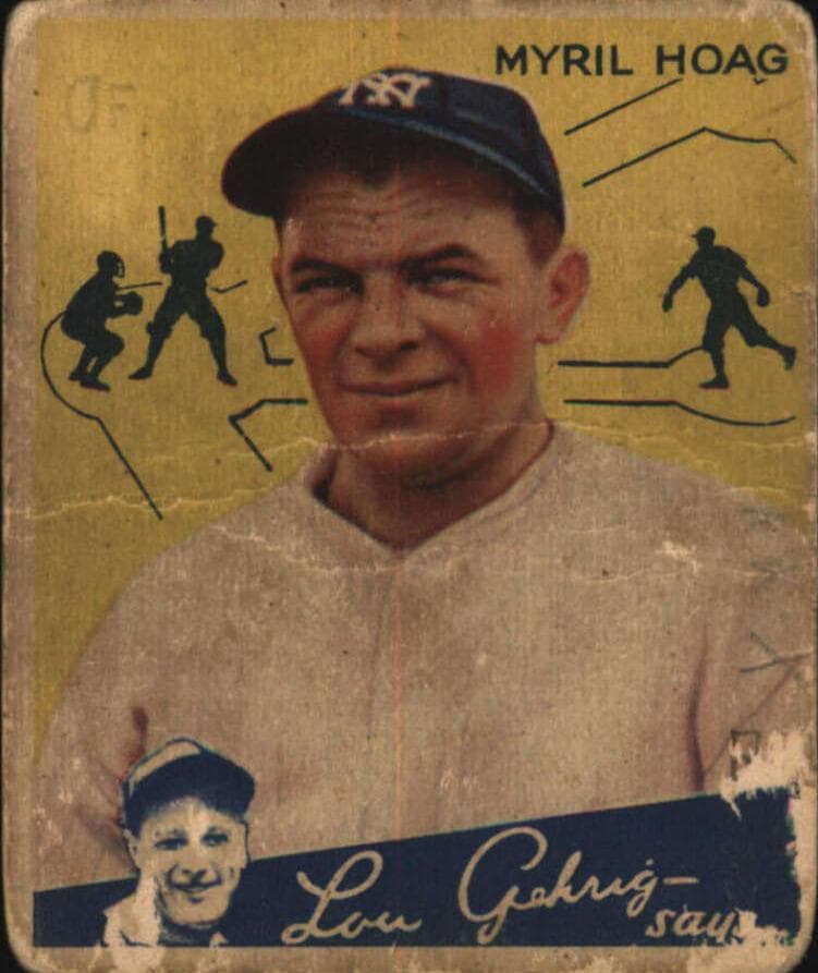 Myril Hoag 1934 unknown Goudey