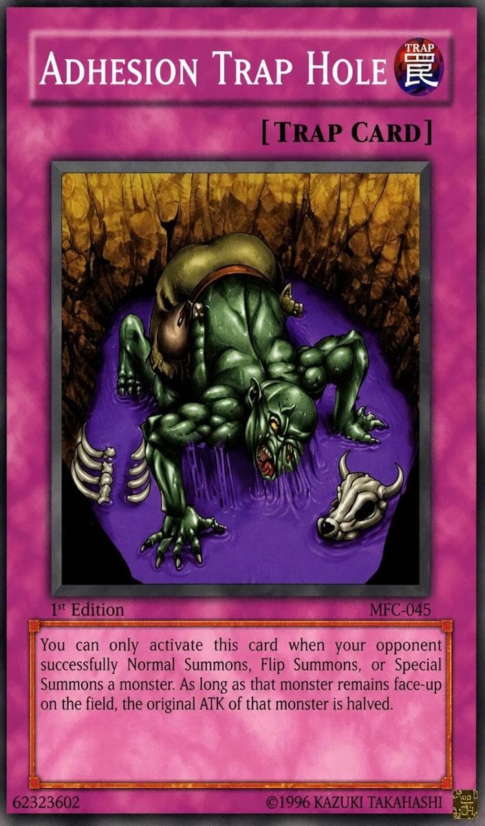 Adhesion Trap Hole 2003 Yu-Gi-Oh! Magician's Force