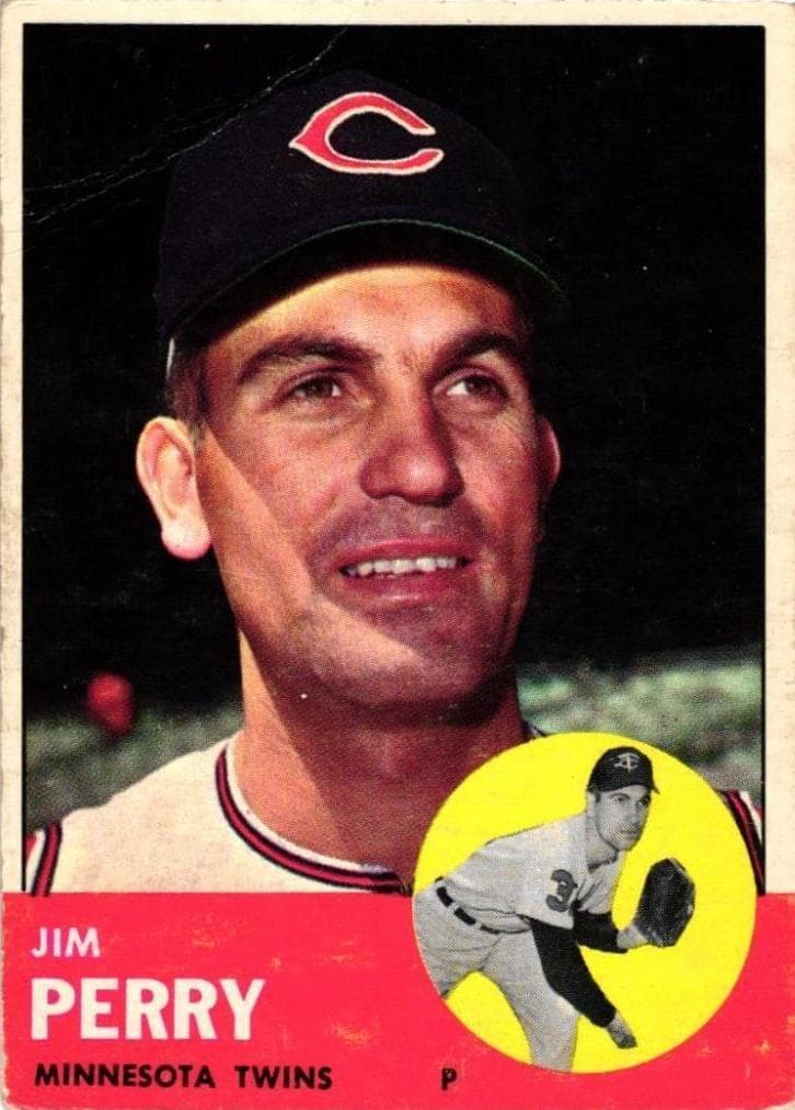 Jim Perry 1963 topps Topps