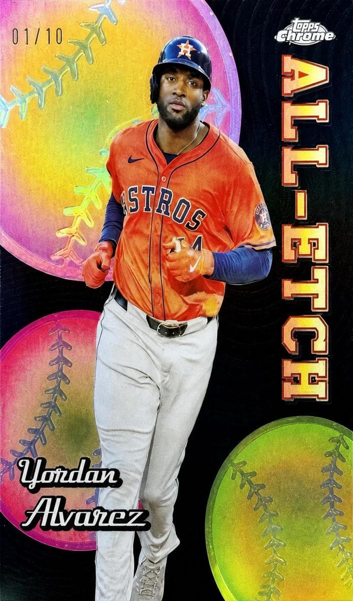 Yordan Alvarez 2024 topps Topps Chrome Update