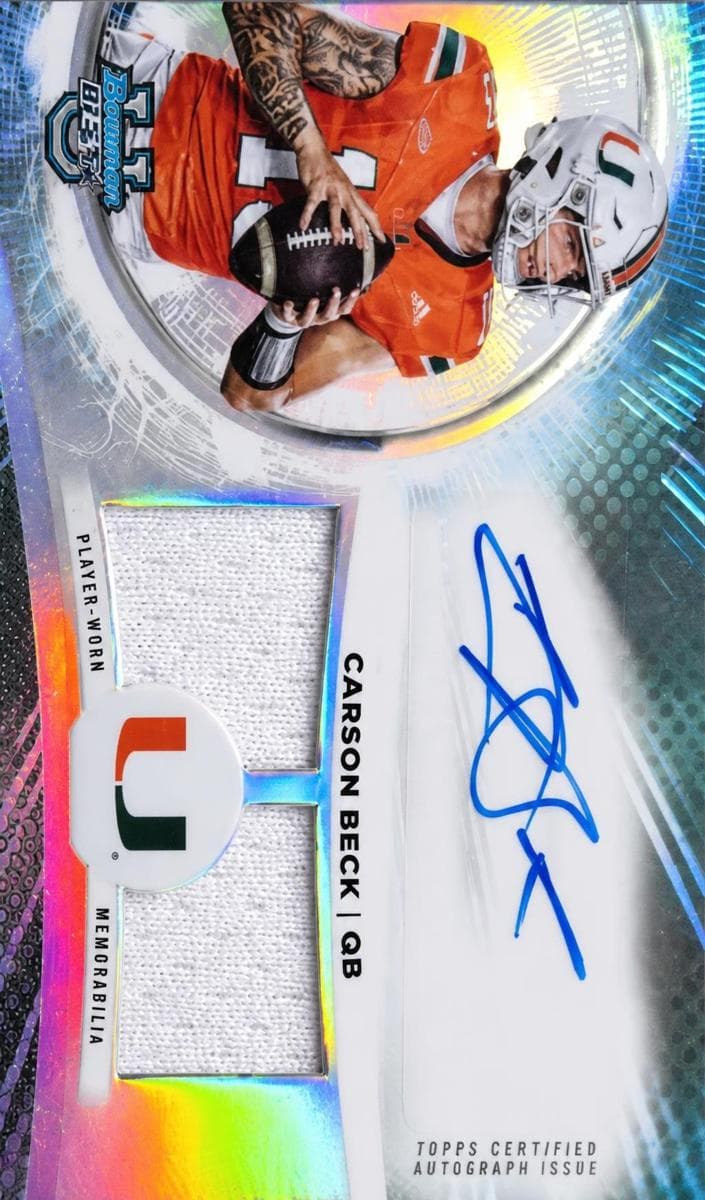 Carson Beck 2025 bowman Bowman University Best