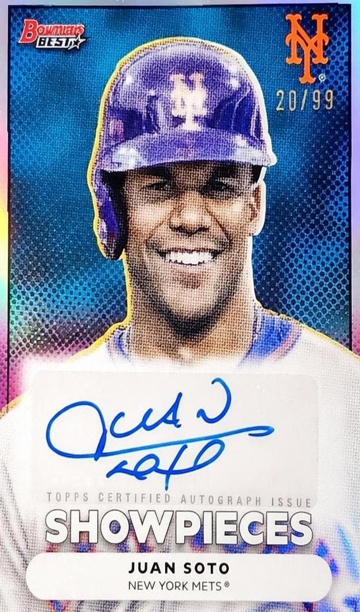 Juan Soto 2025 bowman Bowman Best