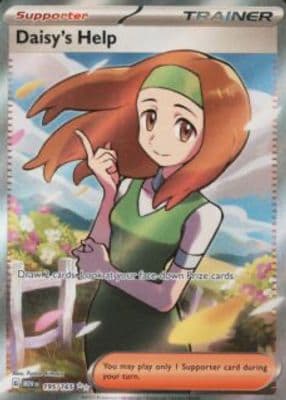Daisy's Help trading card