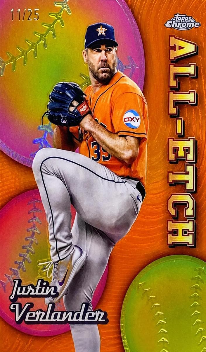 Justin Verlander 2024 topps Topps Chrome