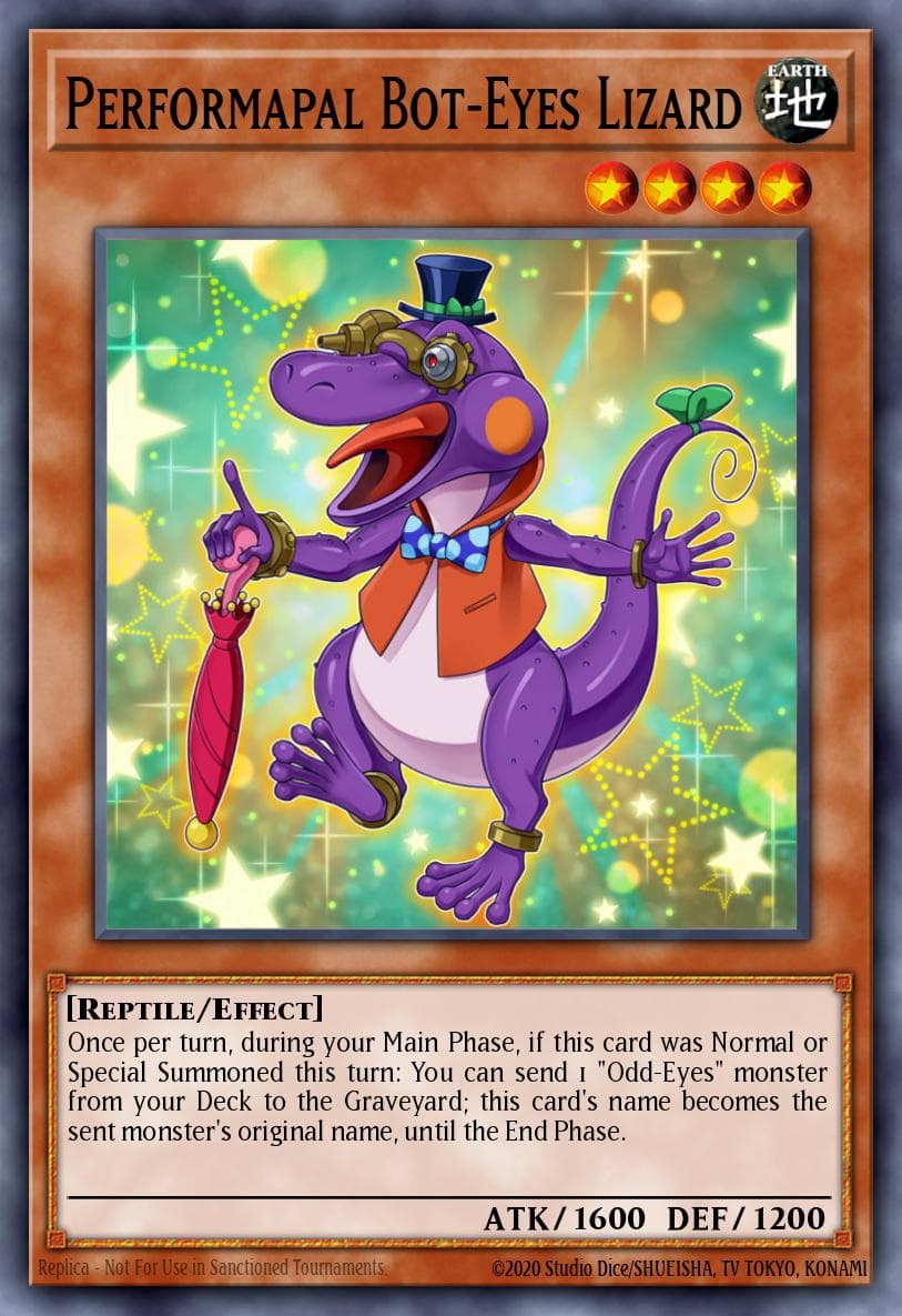 Performapal Bot-Eyes Lizard #TDIL-EN001