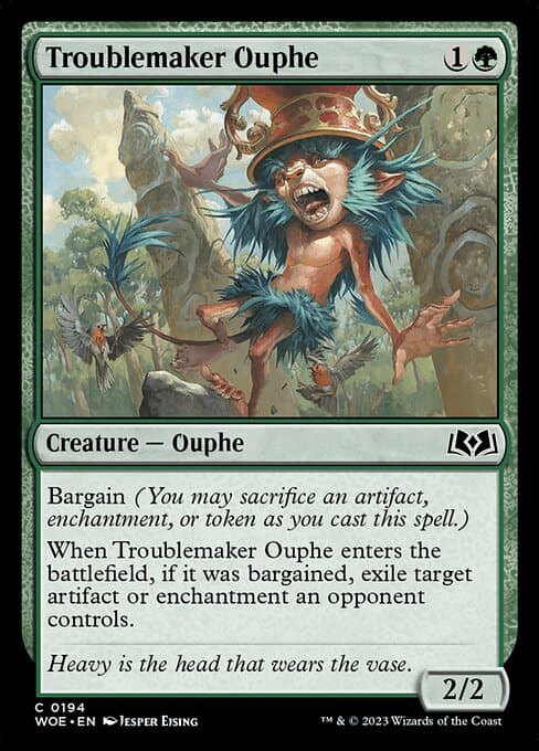 Troublemaker Ouphe 2023 Magic: The Gathering Wilds of Eldraine