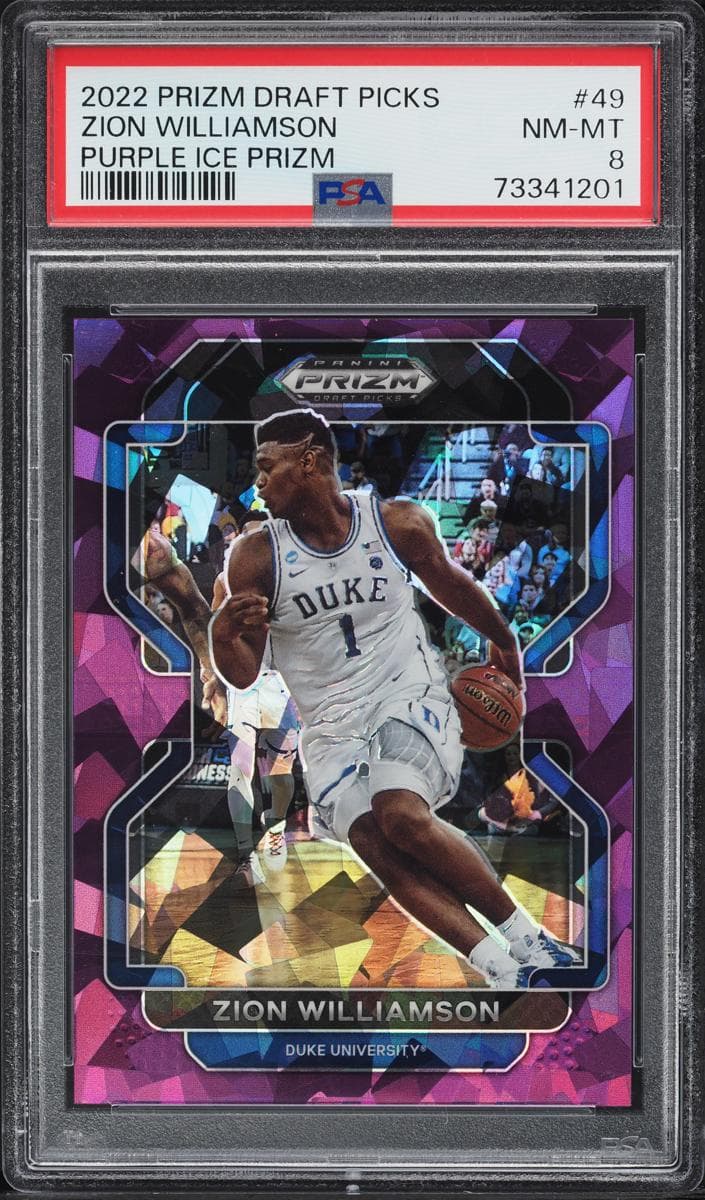 Zion Williamson 2022 panini Panini Prizm Draft Picks