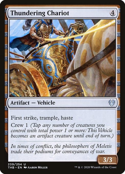 Thundering Chariot 2020 Magic: The Gathering Theros Beyond Death