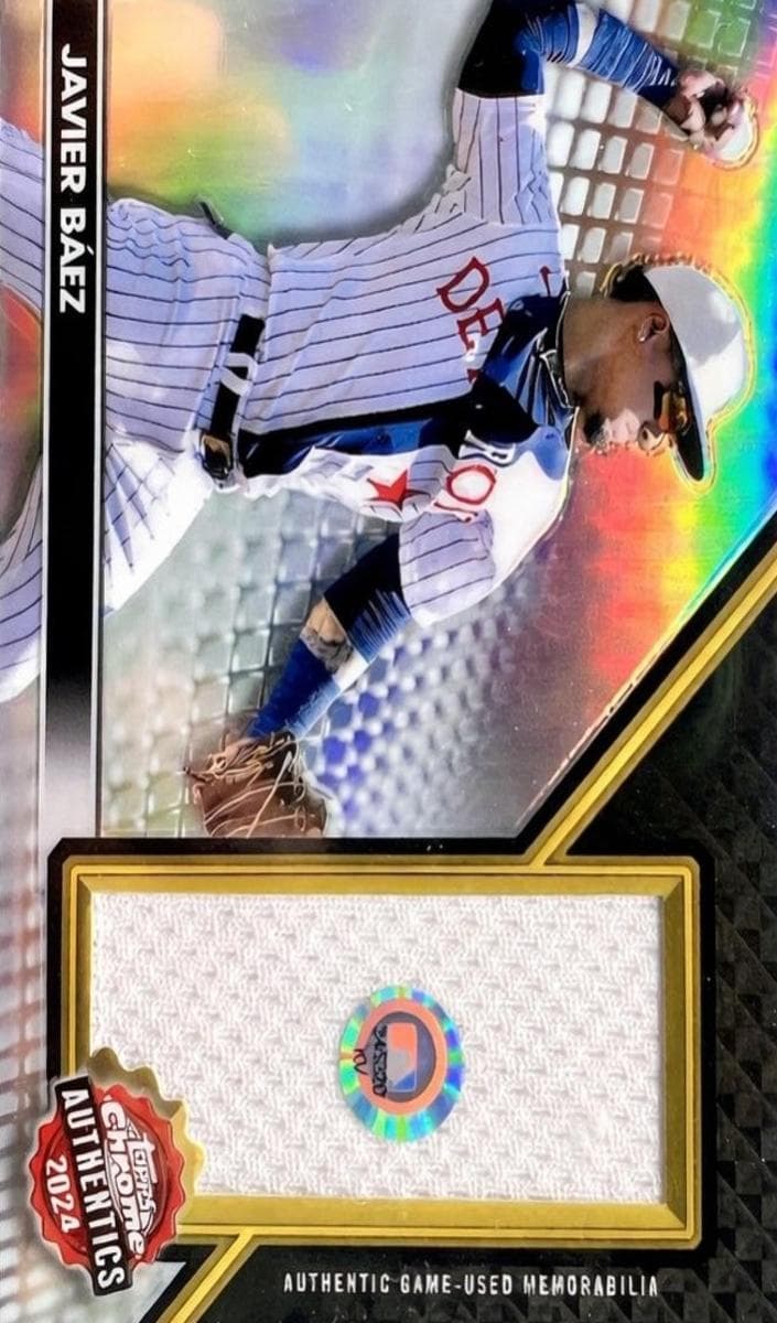 Javier Baez 2024 topps Topps Chrome