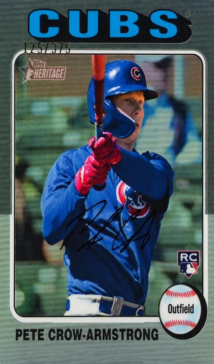 Pete Crow-Armstrong 2024 topps