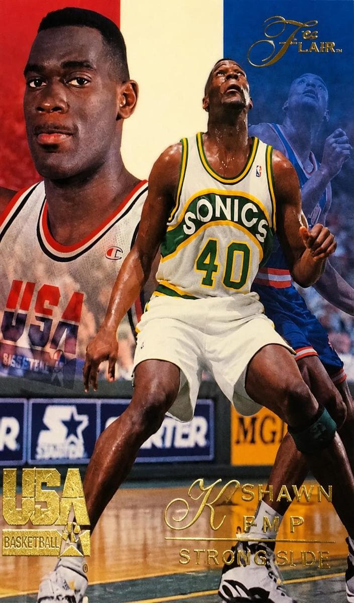 Shawn Kemp 1994 unknown Flair Team USA