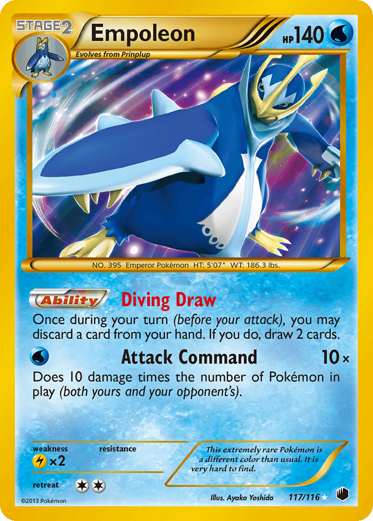 Empoleon 2013 Pokemon Plasma Freeze