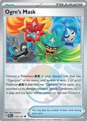 Ogre's Mask trading card