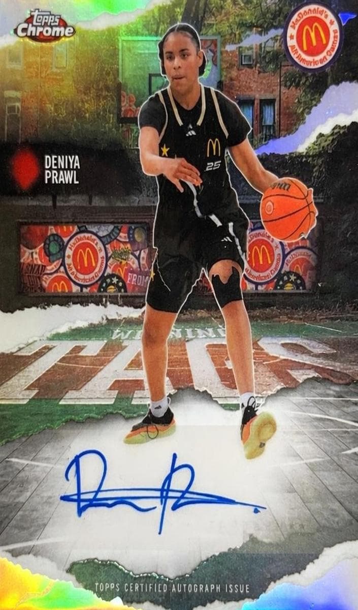 Deniya Prawl 2025 topps Topps Chrome McDonald's All American