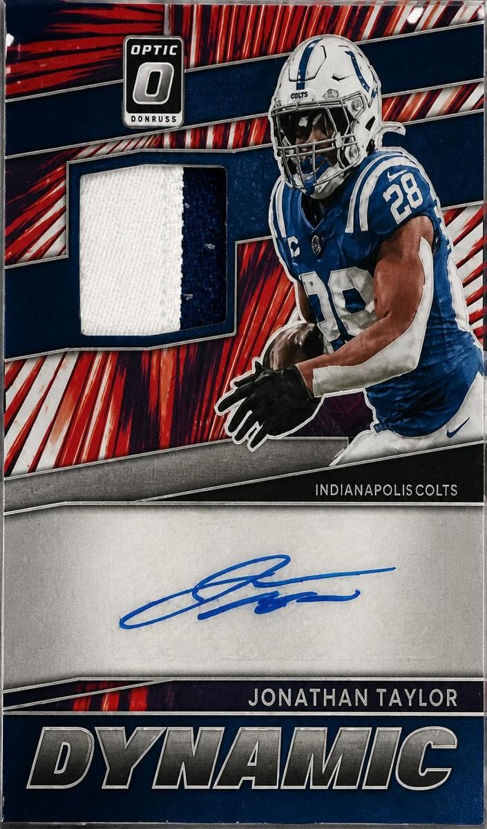 Jonathan Taylor 2025 panini Donruss Optic