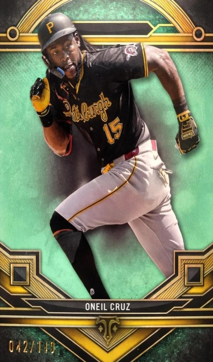 Oneil Cruz 2024 topps Topps Triple Threads
