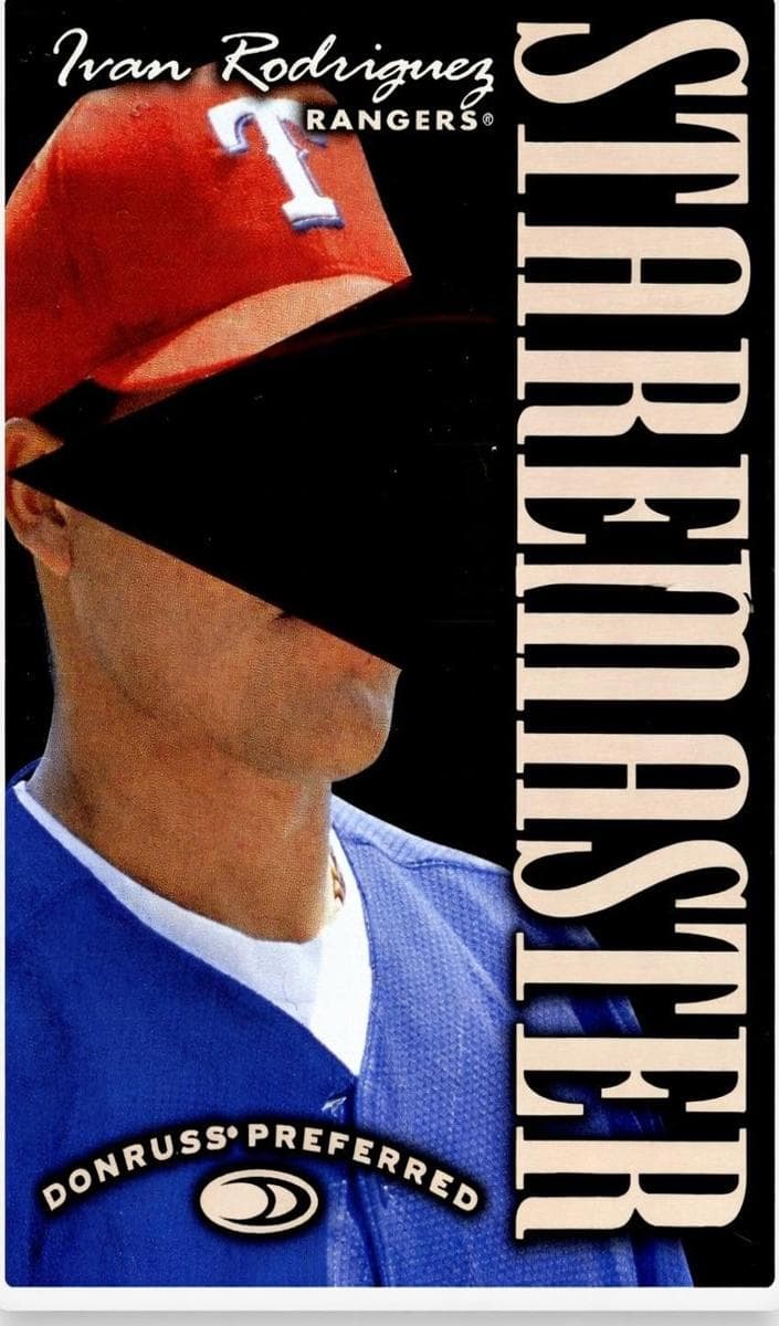 Ivan Rodriguez 1997 panini Donruss Preferred