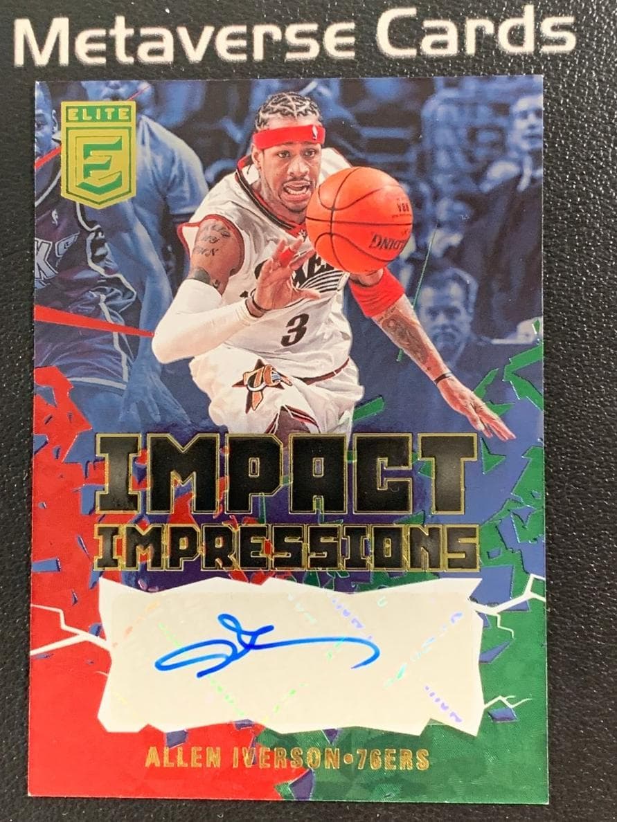 Allen Iverson 2021 panini Donruss Elite