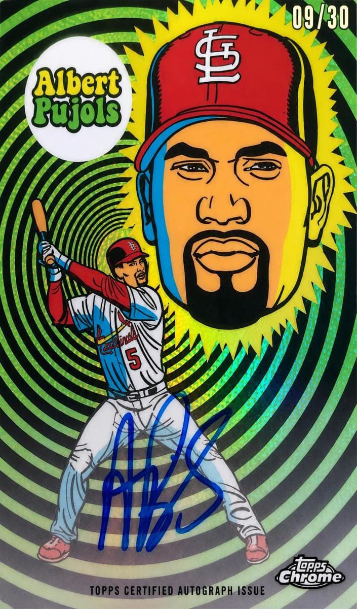 Albert Pujols 2023 topps Topps Chrome