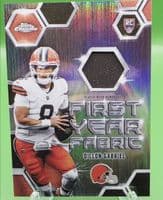 Dillon Gabriel 2025 topps Topps Chrome First Year Fabric