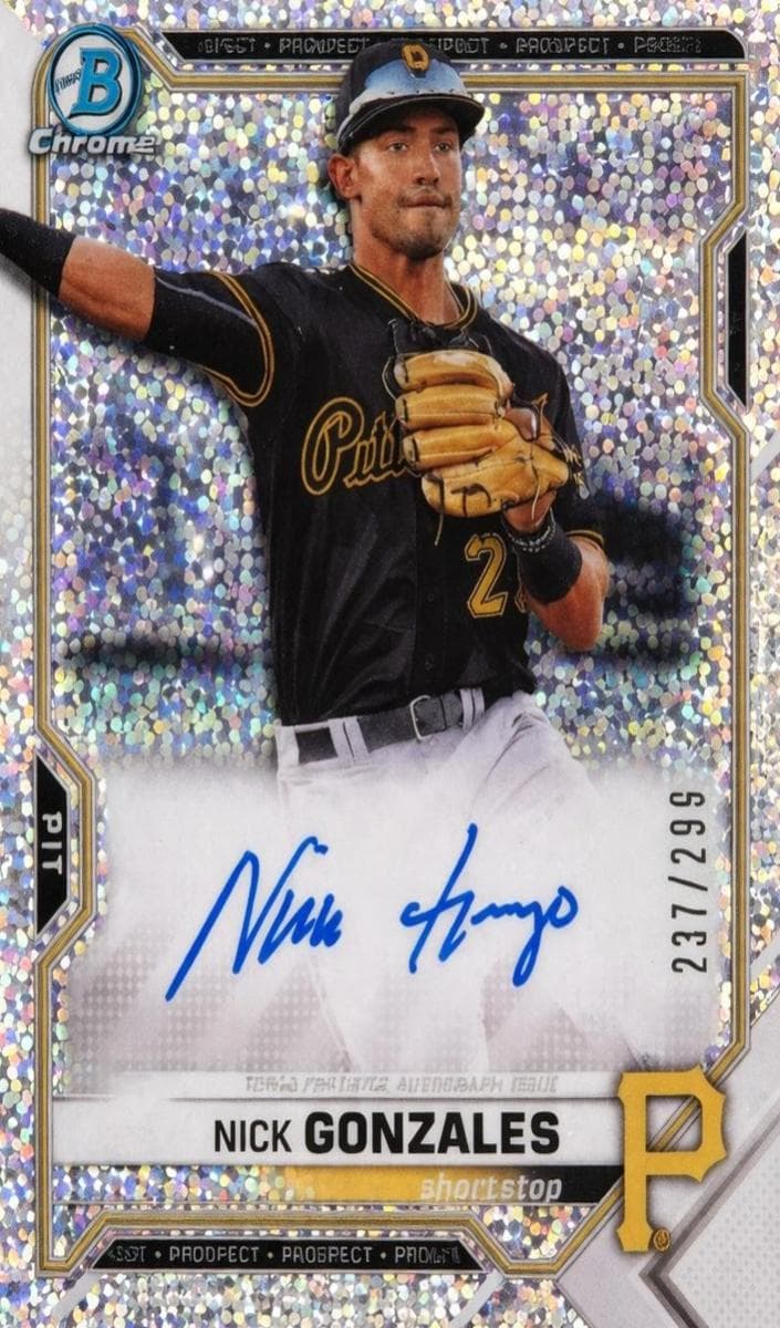Nick Gonzales 2021 bowman Bowman
