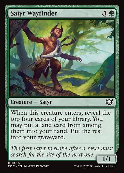 Satyr Wayfinder 2015 Magic: The Gathering Commander 2015
