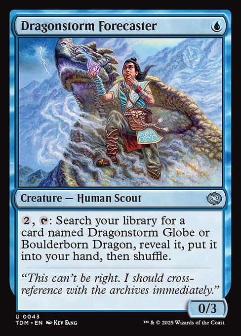 Dragonstorm Forecaster 2025 Magic: The Gathering Tarkir: Dragonstorm